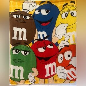 M&M's Character Fleece Blanket 60” X 50”